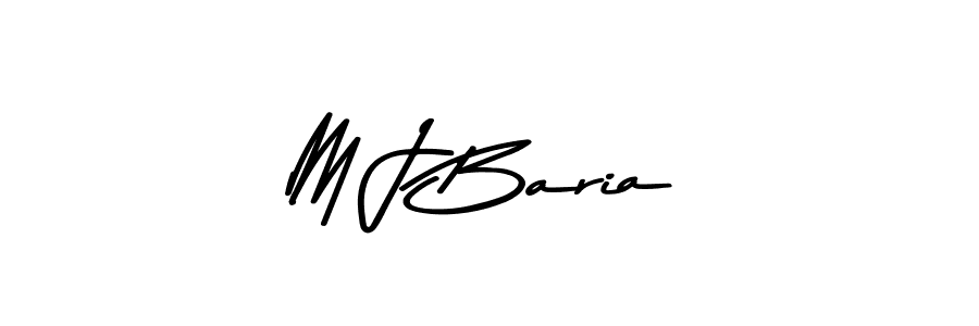 Also You can easily find your signature by using the search form. We will create M J Baria name handwritten signature images for you free of cost using Asem Kandis PERSONAL USE sign style. M J Baria signature style 9 images and pictures png