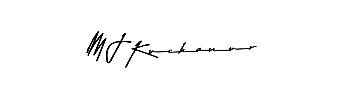 This is the best signature style for the M J Kuchanur name. Also you like these signature font (Asem Kandis PERSONAL USE). Mix name signature. M J Kuchanur signature style 9 images and pictures png