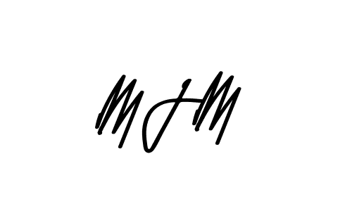 How to make M J M signature? Asem Kandis PERSONAL USE is a professional autograph style. Create handwritten signature for M J M name. M J M signature style 9 images and pictures png