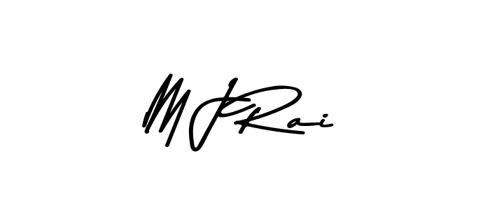 Use a signature maker to create a handwritten signature online. With this signature software, you can design (Asem Kandis PERSONAL USE) your own signature for name M J Rai. M J Rai signature style 9 images and pictures png