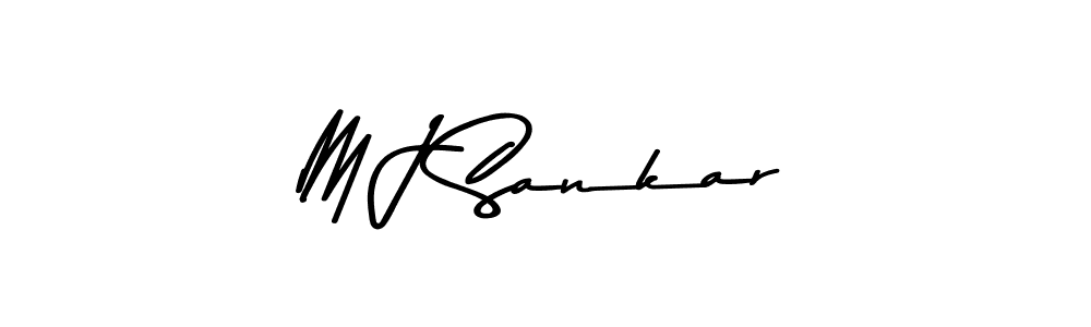 Here are the top 10 professional signature styles for the name M J Sankar. These are the best autograph styles you can use for your name. M J Sankar signature style 9 images and pictures png