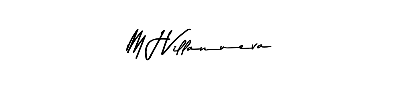 Use a signature maker to create a handwritten signature online. With this signature software, you can design (Asem Kandis PERSONAL USE) your own signature for name M J Villanueva. M J Villanueva signature style 9 images and pictures png