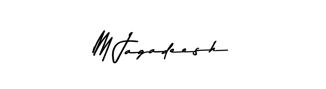 Use a signature maker to create a handwritten signature online. With this signature software, you can design (Asem Kandis PERSONAL USE) your own signature for name M Jagadeesh. M Jagadeesh signature style 9 images and pictures png