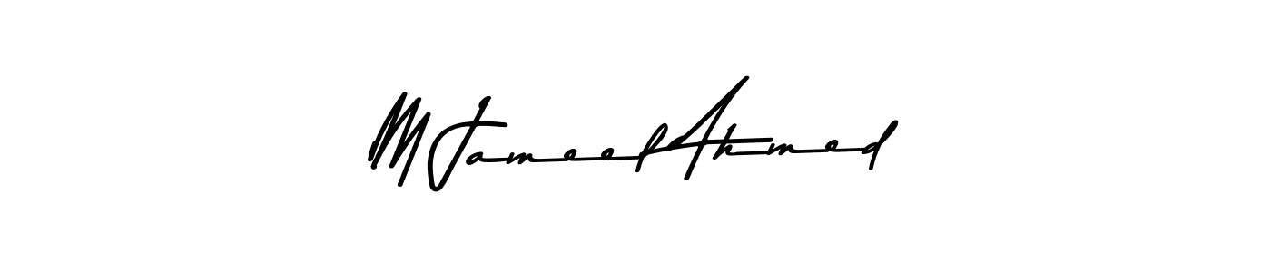 Similarly Asem Kandis PERSONAL USE is the best handwritten signature design. Signature creator online .You can use it as an online autograph creator for name M Jameel Ahmed. M Jameel Ahmed signature style 9 images and pictures png