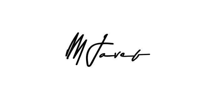 How to make M Javef name signature. Use Asem Kandis PERSONAL USE style for creating short signs online. This is the latest handwritten sign. M Javef signature style 9 images and pictures png