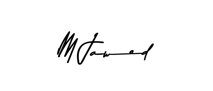How to make M Jawed name signature. Use Asem Kandis PERSONAL USE style for creating short signs online. This is the latest handwritten sign. M Jawed signature style 9 images and pictures png