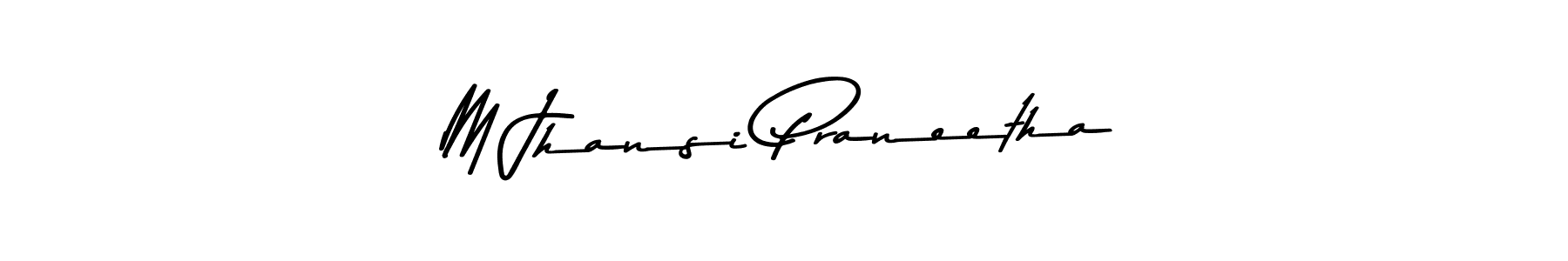 How to make M Jhansi Praneetha signature? Asem Kandis PERSONAL USE is a professional autograph style. Create handwritten signature for M Jhansi Praneetha name. M Jhansi Praneetha signature style 9 images and pictures png