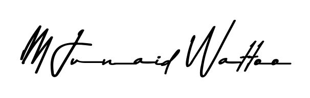 Discover how M Junaid Wattoo looks in an executive cursive font (Asem Kandis PERSONAL USE). Perfect for legal documents, invoices, and certificates. M Junaid Wattoo signature style 9 images and pictures png