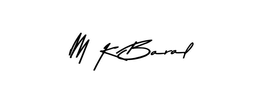 Make a beautiful signature design for name M K Baral. Use this online signature maker to create a handwritten signature for free. M K Baral signature style 9 images and pictures png