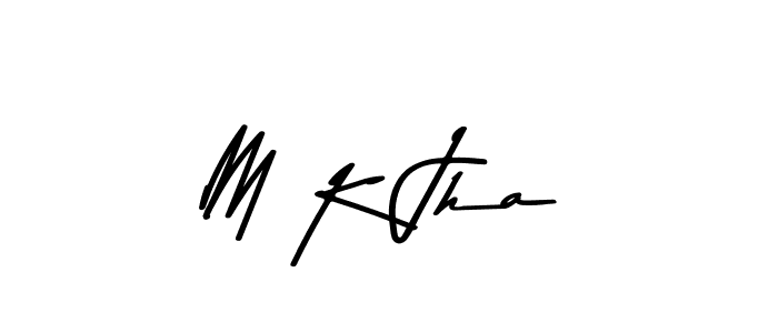 How to make M K Jha signature? Asem Kandis PERSONAL USE is a professional autograph style. Create handwritten signature for M K Jha name. M K Jha signature style 9 images and pictures png