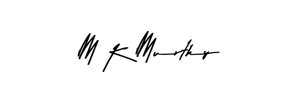 How to make M K Murthy signature? Asem Kandis PERSONAL USE is a professional autograph style. Create handwritten signature for M K Murthy name. M K Murthy signature style 9 images and pictures png