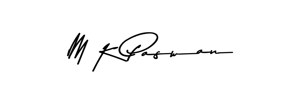 The best way (Asem Kandis PERSONAL USE) to make a short signature is to pick only two or three words in your name. The name M K Paswan include a total of six letters. For converting this name. M K Paswan signature style 9 images and pictures png