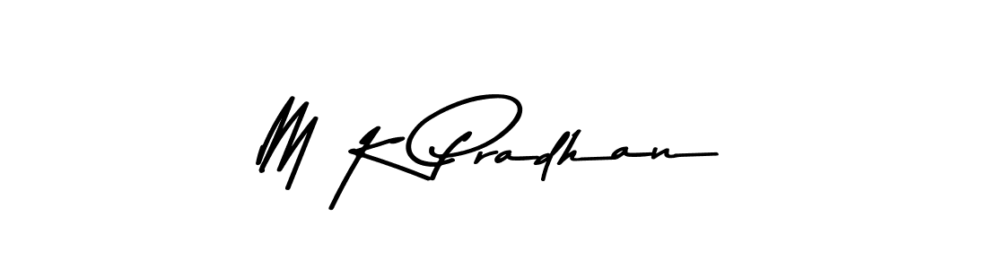 You should practise on your own different ways (Asem Kandis PERSONAL USE) to write your name (M K Pradhan) in signature. don't let someone else do it for you. M K Pradhan signature style 9 images and pictures png