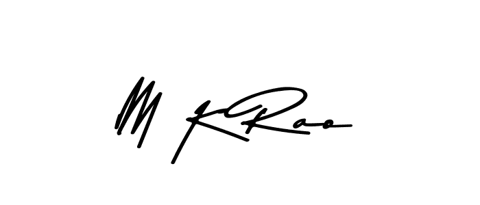 M K Rao stylish signature style. Best Handwritten Sign (Asem Kandis PERSONAL USE) for my name. Handwritten Signature Collection Ideas for my name M K Rao. M K Rao signature style 9 images and pictures png