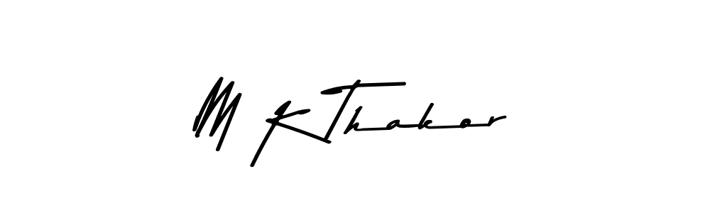 This is the best signature style for the M K Thakor name. Also you like these signature font (Asem Kandis PERSONAL USE). Mix name signature. M K Thakor signature style 9 images and pictures png