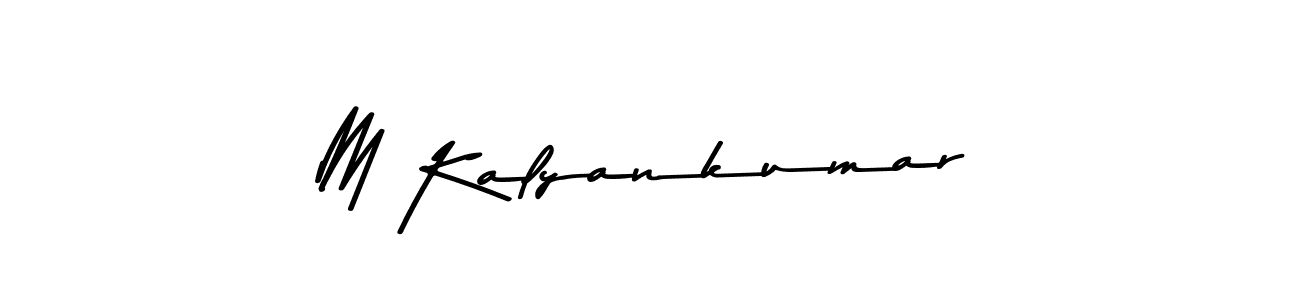 M Kalyankumar stylish signature style. Best Handwritten Sign (Asem Kandis PERSONAL USE) for my name. Handwritten Signature Collection Ideas for my name M Kalyankumar. M Kalyankumar signature style 9 images and pictures png