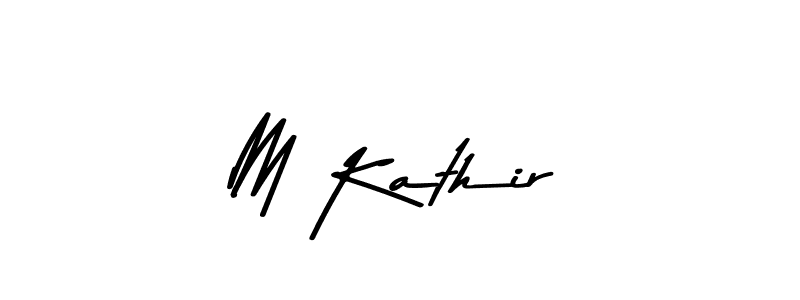 This is the best signature style for the M Kathir name. Also you like these signature font (Asem Kandis PERSONAL USE). Mix name signature. M Kathir signature style 9 images and pictures png