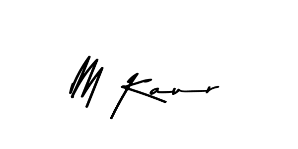 Also You can easily find your signature by using the search form. We will create M Kaur name handwritten signature images for you free of cost using Asem Kandis PERSONAL USE sign style. M Kaur signature style 9 images and pictures png