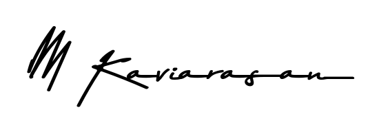 Designed for modern professionals: M Kaviarasan name signature crafted with Asem Kandis PERSONAL USE script. Ready for digital PDF workflows. M Kaviarasan signature style 9 images and pictures png