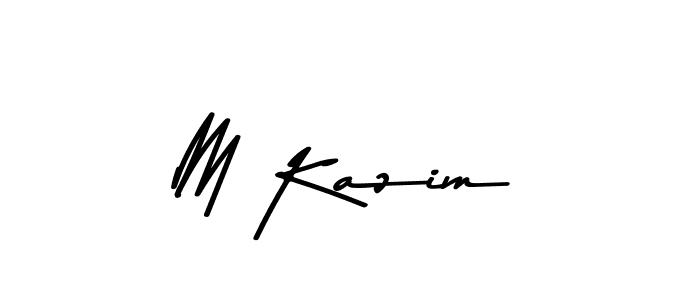 Here are the top 10 professional signature styles for the name M Kazim. These are the best autograph styles you can use for your name. M Kazim signature style 9 images and pictures png