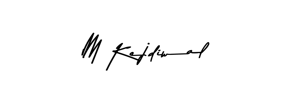 M Kejdiwal stylish signature style. Best Handwritten Sign (Asem Kandis PERSONAL USE) for my name. Handwritten Signature Collection Ideas for my name M Kejdiwal. M Kejdiwal signature style 9 images and pictures png