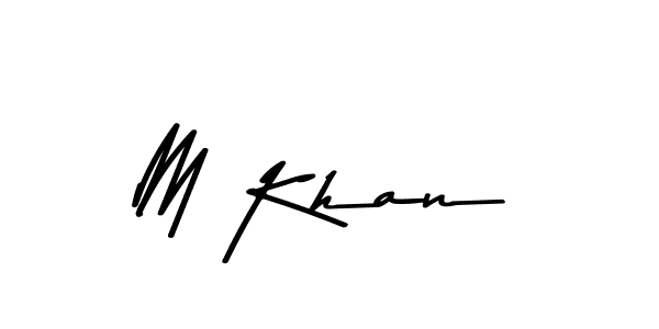You should practise on your own different ways (Asem Kandis PERSONAL USE) to write your name (M Khan) in signature. don't let someone else do it for you. M Khan signature style 9 images and pictures png