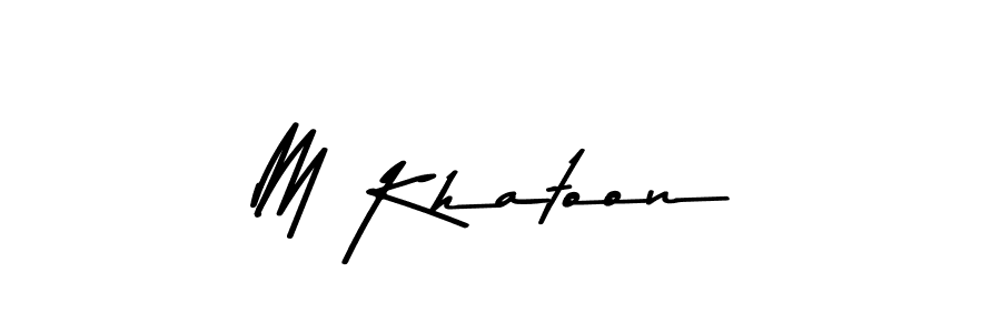 Once you've used our free online signature maker to create your best signature Asem Kandis PERSONAL USE style, it's time to enjoy all of the benefits that M Khatoon name signing documents. M Khatoon signature style 9 images and pictures png