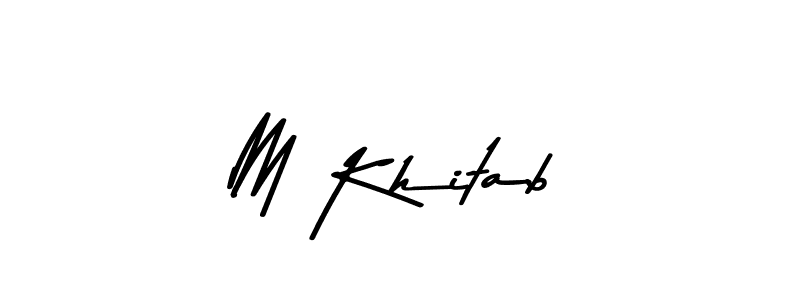 Make a beautiful signature design for name M Khitab. Use this online signature maker to create a handwritten signature for free. M Khitab signature style 9 images and pictures png