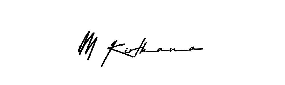 This is the best signature style for the M Kirthana name. Also you like these signature font (Asem Kandis PERSONAL USE). Mix name signature. M Kirthana signature style 9 images and pictures png