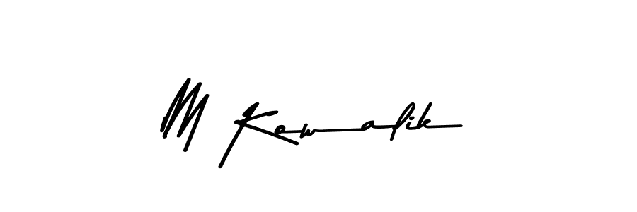 Here are the top 10 professional signature styles for the name M Kowalik. These are the best autograph styles you can use for your name. M Kowalik signature style 9 images and pictures png