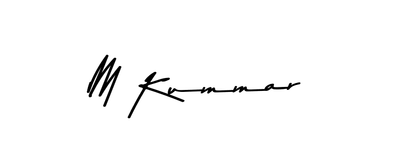 M Kummar stylish signature style. Best Handwritten Sign (Asem Kandis PERSONAL USE) for my name. Handwritten Signature Collection Ideas for my name M Kummar. M Kummar signature style 9 images and pictures png