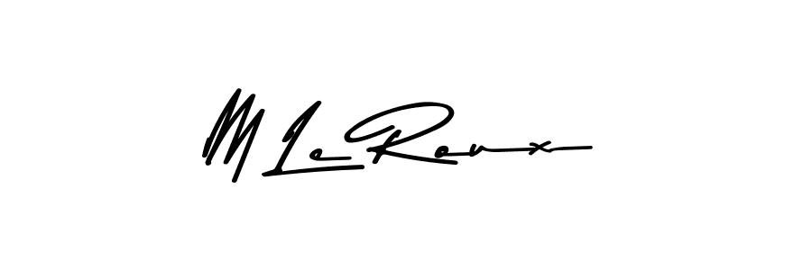 Design your own signature with our free online signature maker. With this signature software, you can create a handwritten (Asem Kandis PERSONAL USE) signature for name M Le Roux. M Le Roux signature style 9 images and pictures png