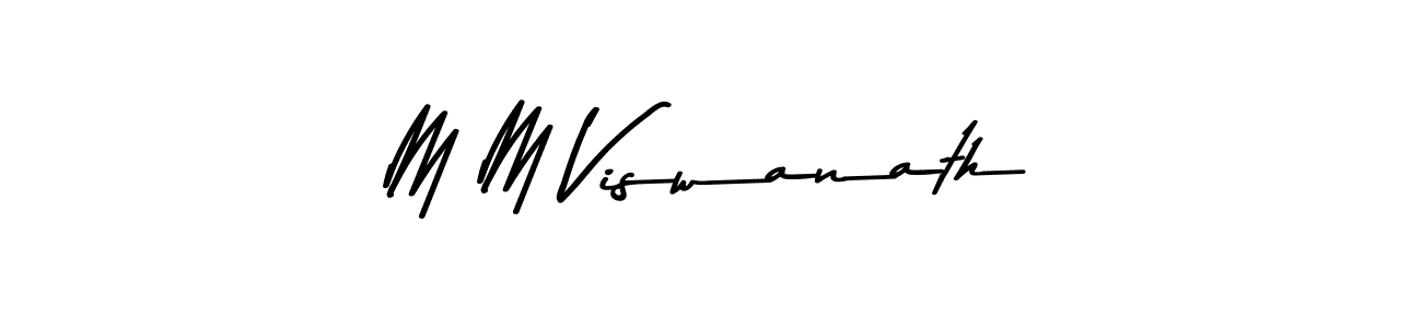 Also You can easily find your signature by using the search form. We will create M M Viswanath name handwritten signature images for you free of cost using Asem Kandis PERSONAL USE sign style. M M Viswanath signature style 9 images and pictures png