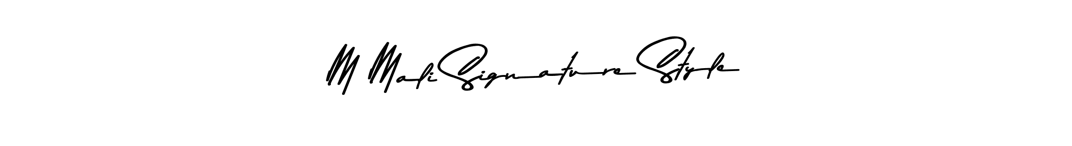 Use a signature maker to create a handwritten signature online. With this signature software, you can design (Asem Kandis PERSONAL USE) your own signature for name M Mali Signature Style. M Mali Signature Style signature style 9 images and pictures png