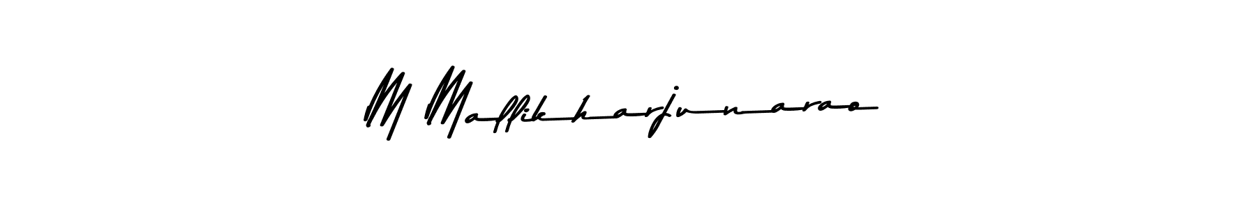 Design your own signature with our free online signature maker. With this signature software, you can create a handwritten (Asem Kandis PERSONAL USE) signature for name M Mallikharjunarao. M Mallikharjunarao signature style 9 images and pictures png