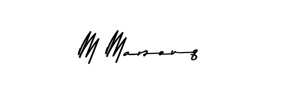 The best way (Asem Kandis PERSONAL USE) to make a short signature is to pick only two or three words in your name. The name M Marzouq include a total of six letters. For converting this name. M Marzouq signature style 9 images and pictures png