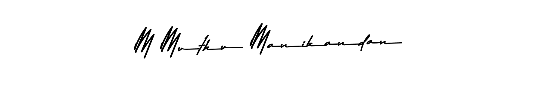 Asem Kandis PERSONAL USE is a professional signature style that is perfect for those who want to add a touch of class to their signature. It is also a great choice for those who want to make their signature more unique. Get M Muthu Manikandan name to fancy signature for free. M Muthu Manikandan signature style 9 images and pictures png