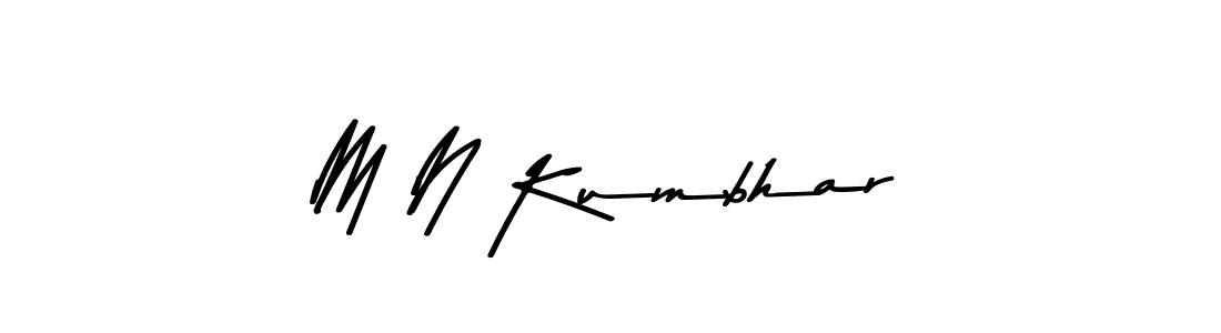 Best and Professional Signature Style for M N Kumbhar. Asem Kandis PERSONAL USE Best Signature Style Collection. M N Kumbhar signature style 9 images and pictures png