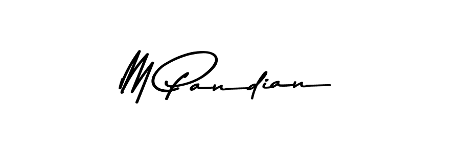 Also we have M Pandian name is the best signature style. Create professional handwritten signature collection using Asem Kandis PERSONAL USE autograph style. M Pandian signature style 9 images and pictures png