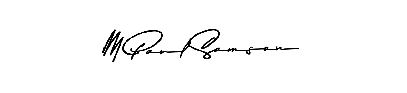 Similarly Asem Kandis PERSONAL USE is the best handwritten signature design. Signature creator online .You can use it as an online autograph creator for name M Paul Samson. M Paul Samson signature style 9 images and pictures png