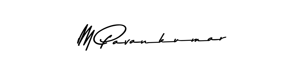 This is the best signature style for the M Pavankumar name. Also you like these signature font (Asem Kandis PERSONAL USE). Mix name signature. M Pavankumar signature style 9 images and pictures png