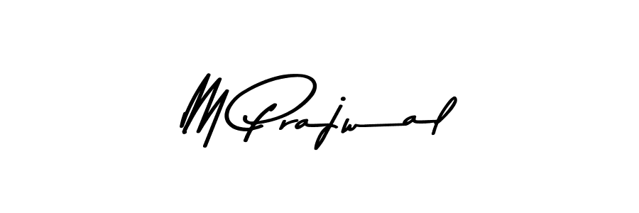 Design your own signature with our free online signature maker. With this signature software, you can create a handwritten (Asem Kandis PERSONAL USE) signature for name M Prajwal. M Prajwal signature style 9 images and pictures png