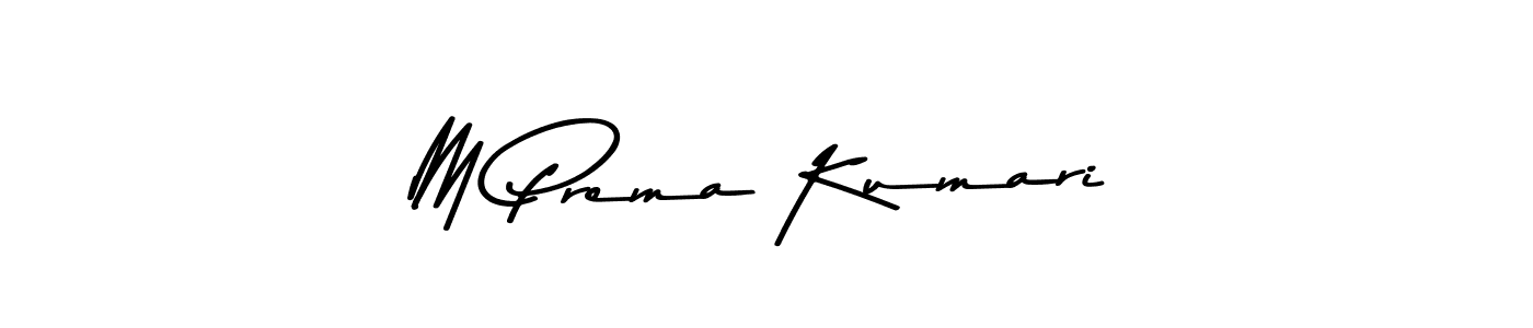 M Prema Kumari stylish signature style. Best Handwritten Sign (Asem Kandis PERSONAL USE) for my name. Handwritten Signature Collection Ideas for my name M Prema Kumari. M Prema Kumari signature style 9 images and pictures png