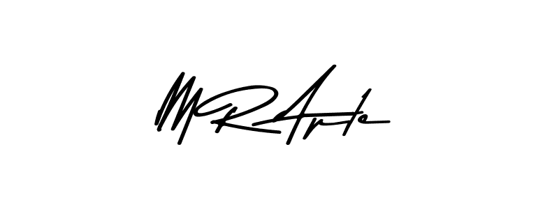 Design your own signature with our free online signature maker. With this signature software, you can create a handwritten (Asem Kandis PERSONAL USE) signature for name M R Apte. M R Apte signature style 9 images and pictures png