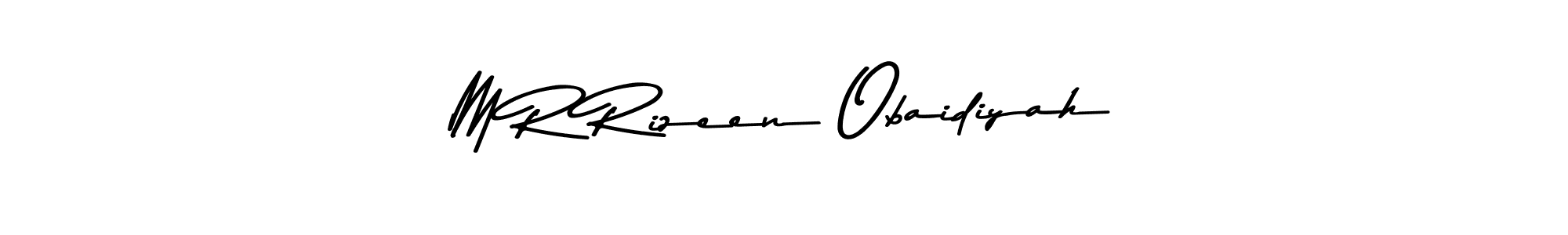Here are the top 10 professional signature styles for the name M R Rizeen Obaidiyah. These are the best autograph styles you can use for your name. M R Rizeen Obaidiyah signature style 9 images and pictures png