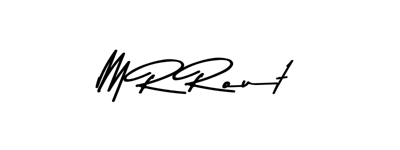 You should practise on your own different ways (Asem Kandis PERSONAL USE) to write your name (M R Rout) in signature. don't let someone else do it for you. M R Rout signature style 9 images and pictures png