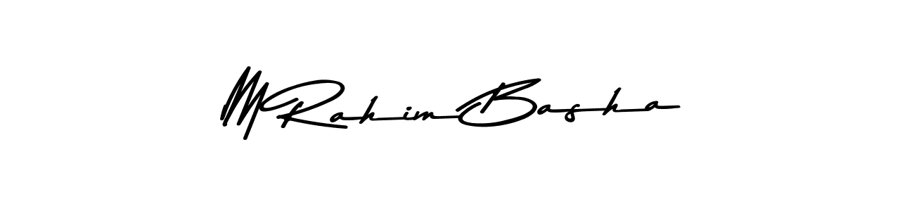 if you are searching for the best signature style for your name M Rahim Basha. so please give up your signature search. here we have designed multiple signature styles  using Asem Kandis PERSONAL USE. M Rahim Basha signature style 9 images and pictures png