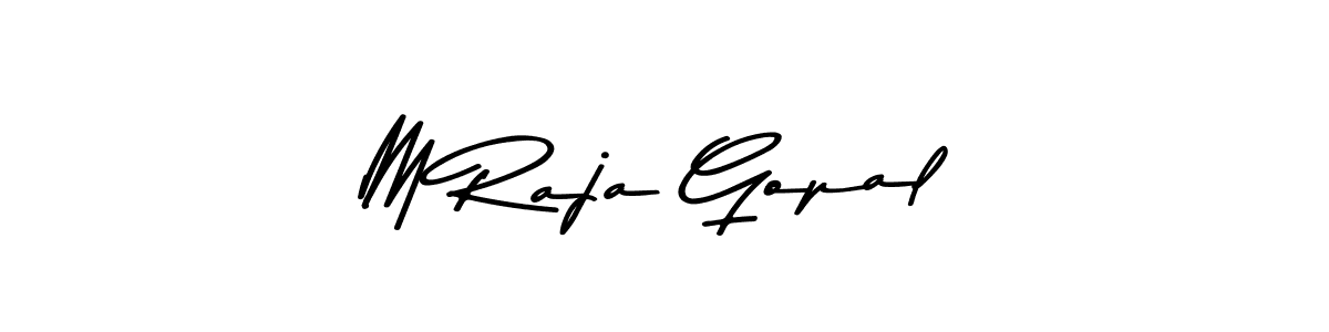 Use a signature maker to create a handwritten signature online. With this signature software, you can design (Asem Kandis PERSONAL USE) your own signature for name M Raja Gopal. M Raja Gopal signature style 9 images and pictures png