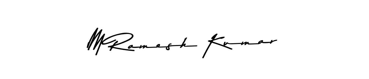 Also You can easily find your signature by using the search form. We will create M Ramesh Kumar name handwritten signature images for you free of cost using Asem Kandis PERSONAL USE sign style. M Ramesh Kumar signature style 9 images and pictures png