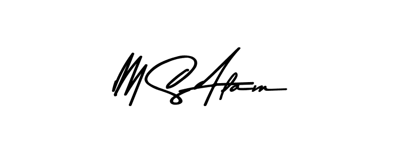 Asem Kandis PERSONAL USE is a professional signature style that is perfect for those who want to add a touch of class to their signature. It is also a great choice for those who want to make their signature more unique. Get M S Alam name to fancy signature for free. M S Alam signature style 9 images and pictures png